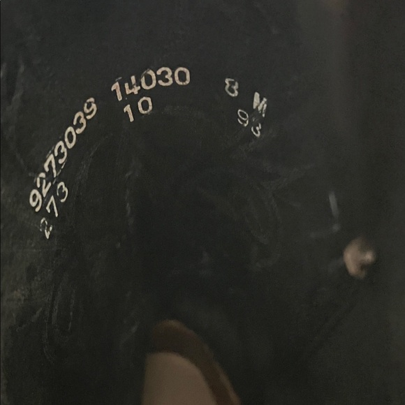 Black Leather Cowboy Boots: Dan Post - Picture 3 of 3